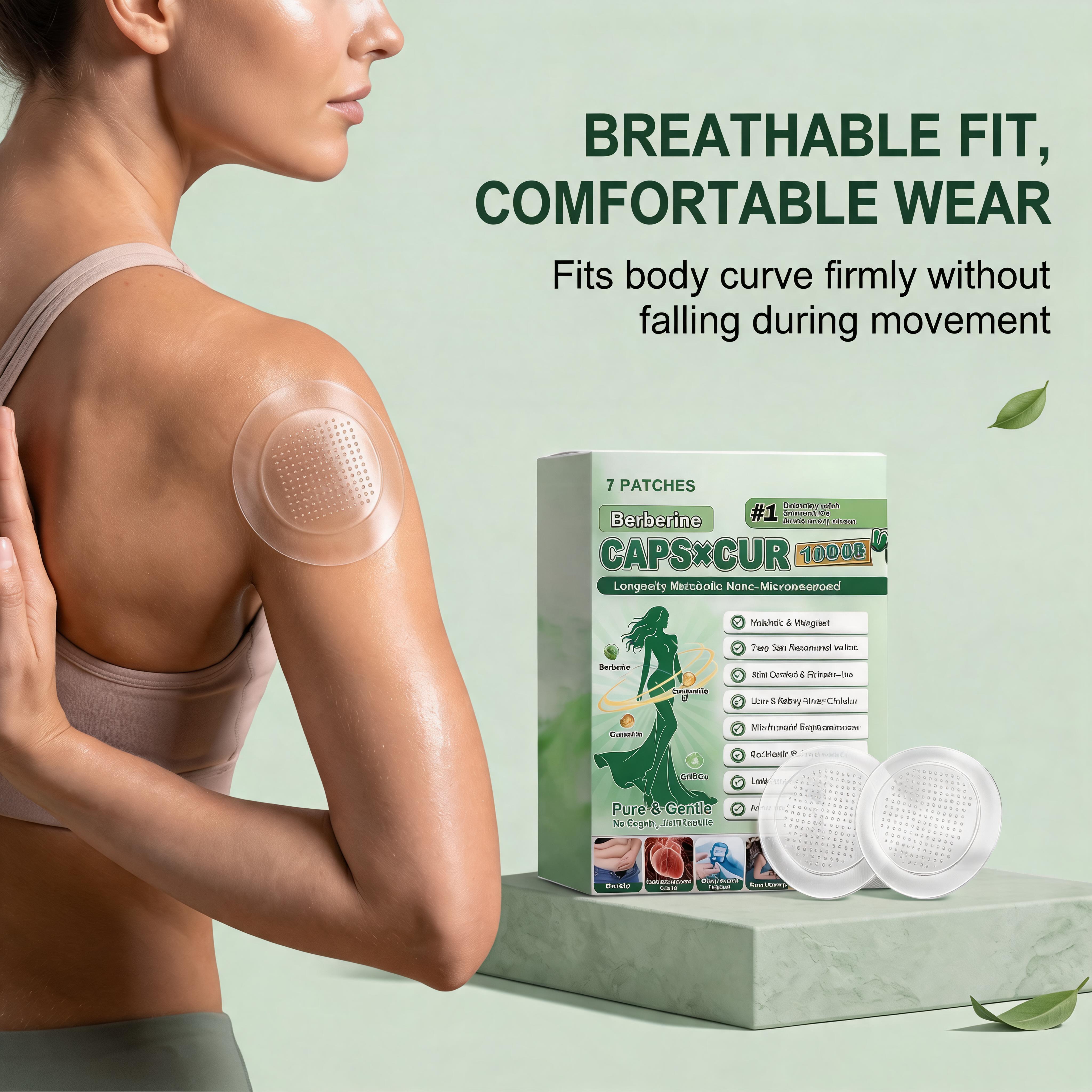 Body Care Patch Gentle Daily Skin Care Light Figure Close Fit Refreshing Breathable Convenient Maintenance Patch