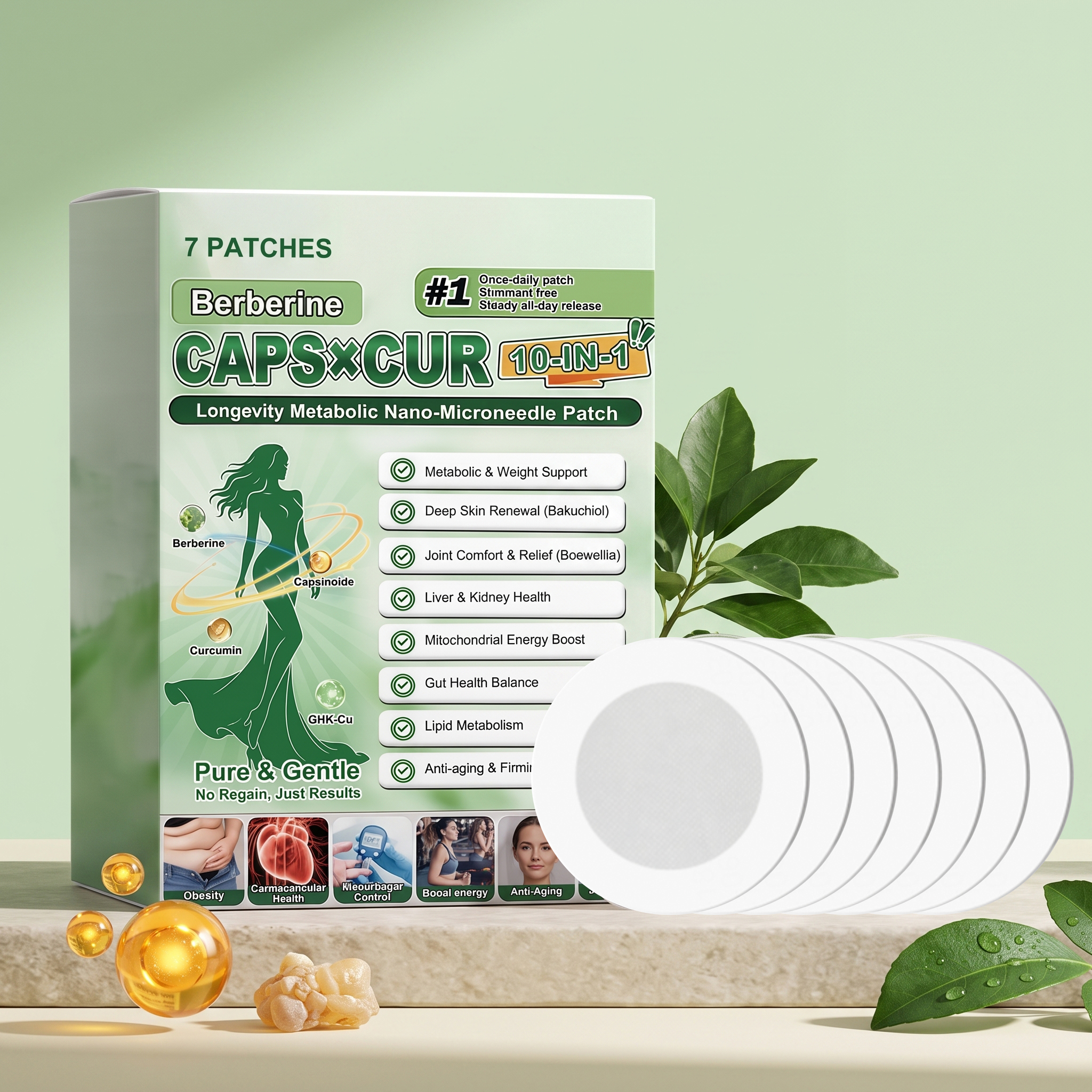 Body Care Patch Gentle Daily Skin Care Light Figure Close Fit Refreshing Breathable Convenient Maintenance Patch