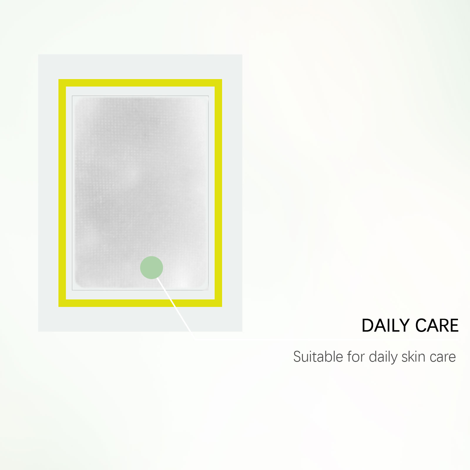 Skin Care Patch Gentle Comfortable Skin-Friendly Lightweight Breathable Show Skin Contour Daily Convenient Care Patch