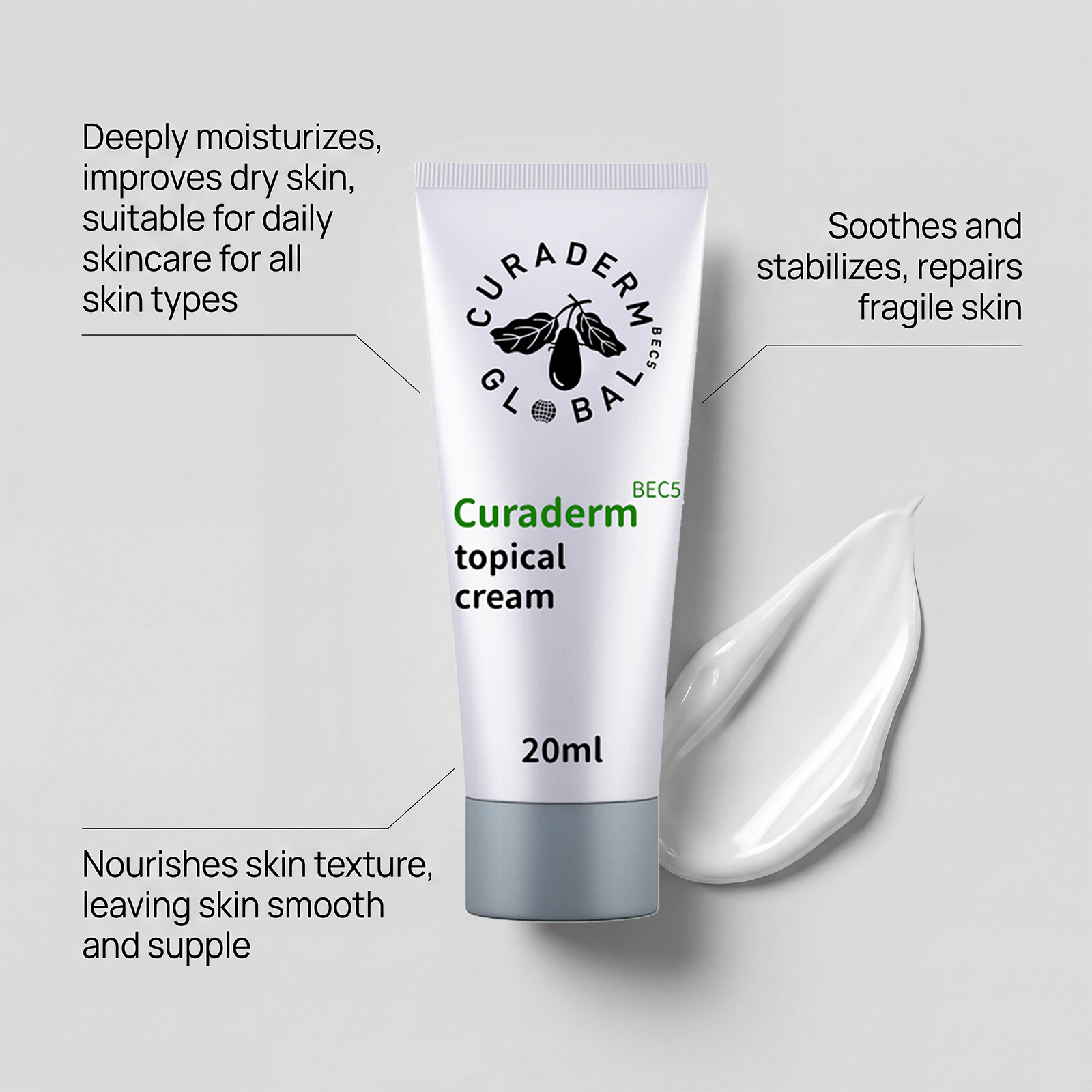 Botanical Skincare Ointment Mild Moisturizing Nourishing Body Skin Repair Coarse Skin Daily External Lotion