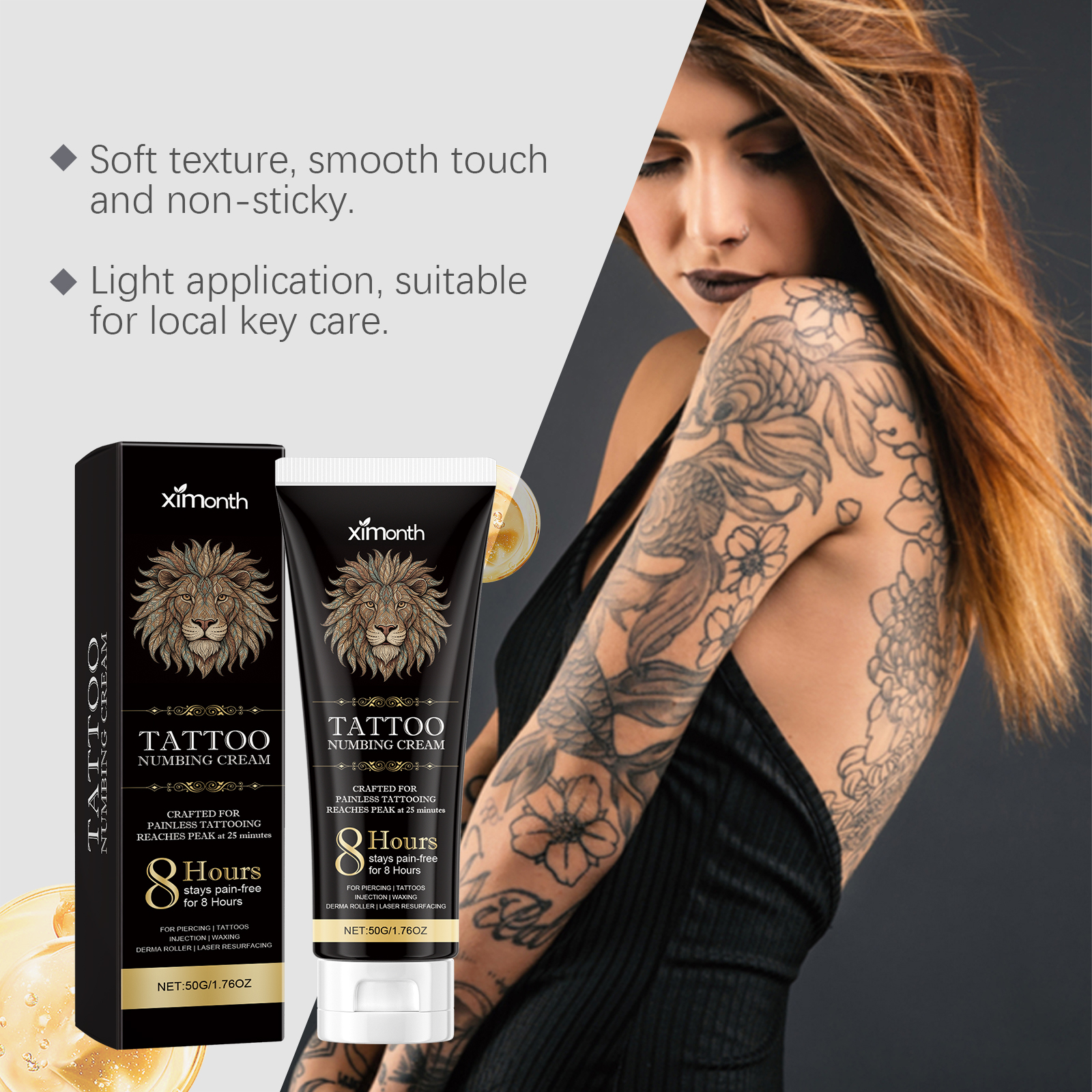 Tattoo Care Cream Hydrating Color Daily Moisturizing Nourishing Skin Tattoo Embroidery Mark