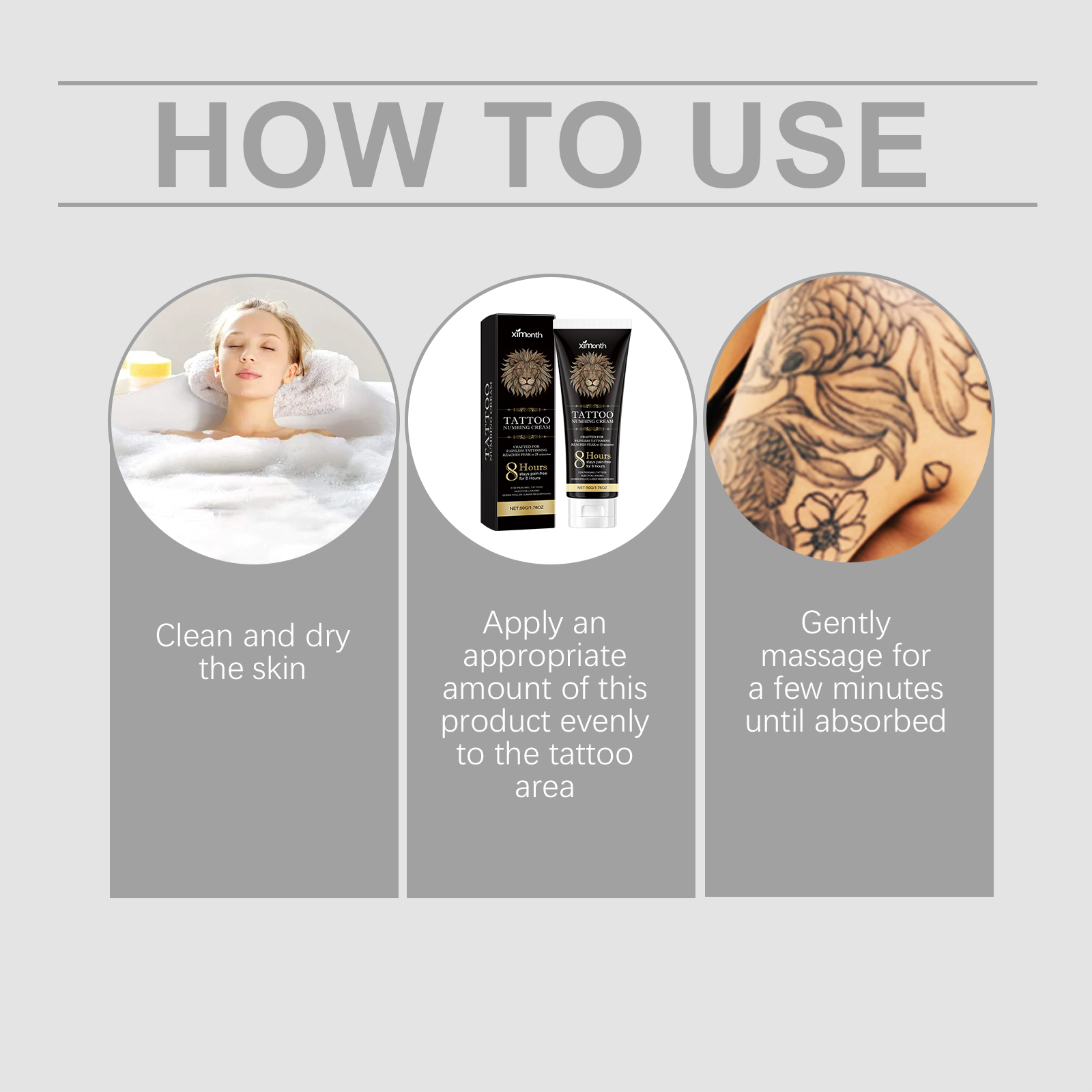 Tattoo Care Cream Hydrating Color Daily Moisturizing Nourishing Skin Tattoo Embroidery Mark