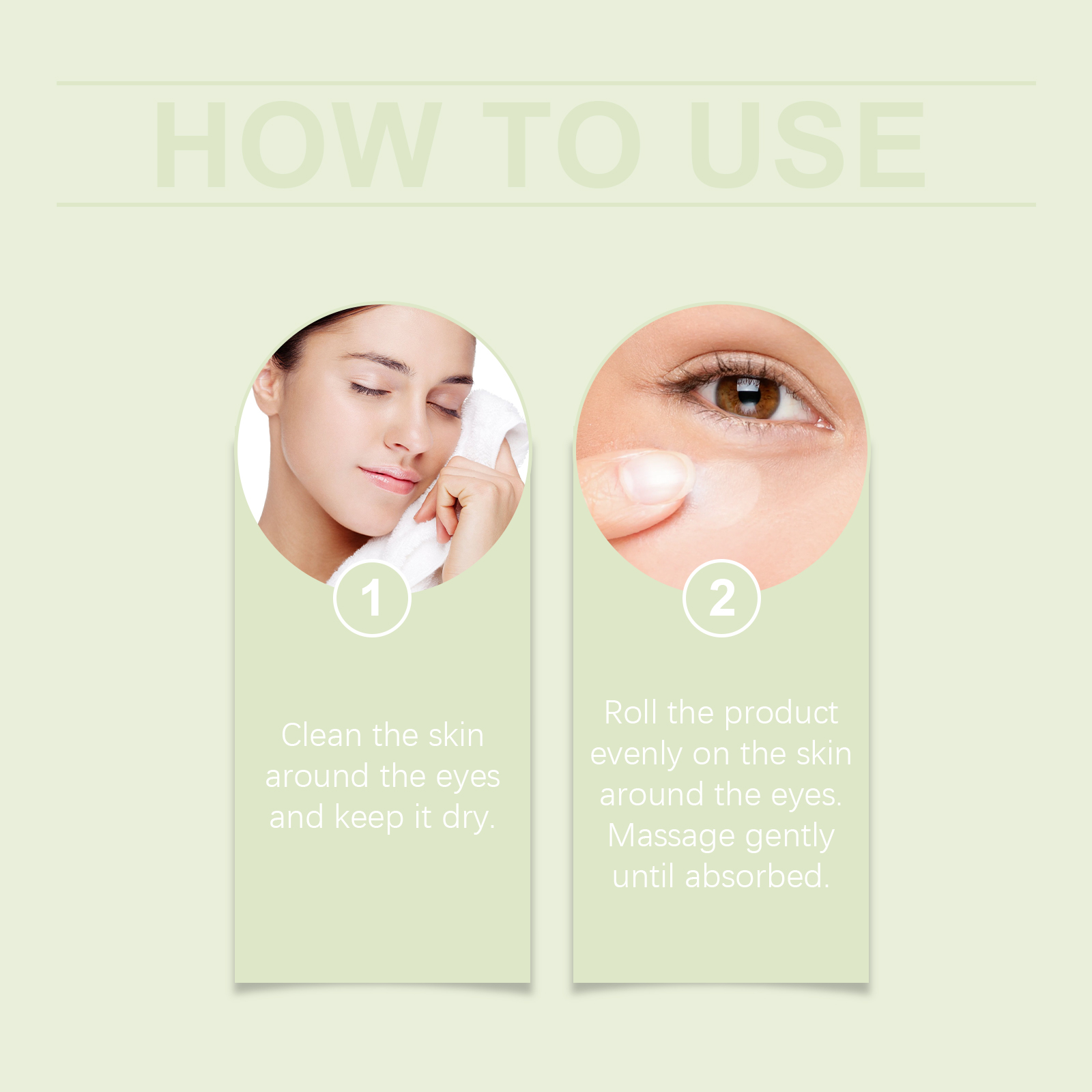 Collagen Eye Essence Moisturizing Repair Hydrating Eye Skin Brightening Firming Roller Ball Essence