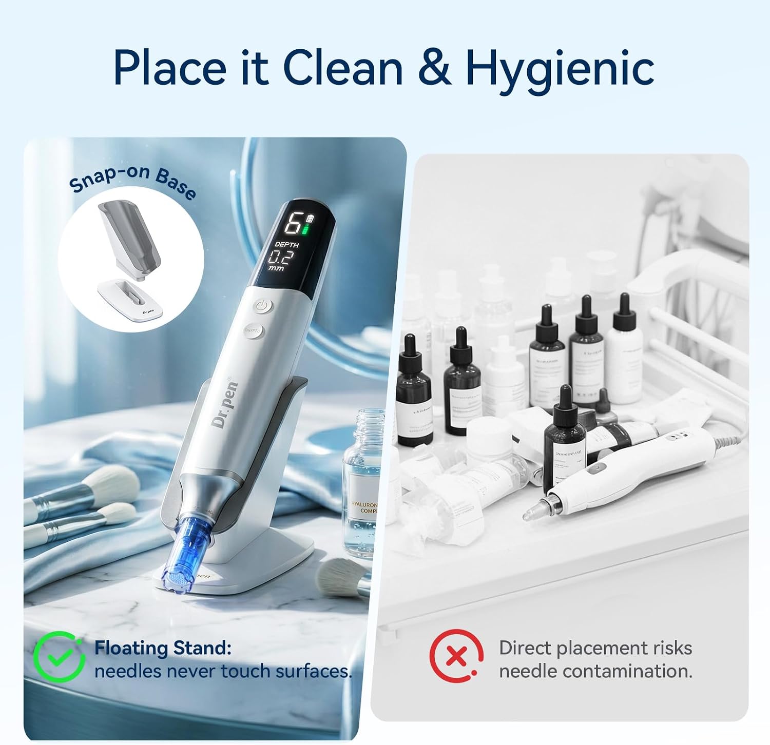 Dr.pen Microneedling Pen M9 with 6pcs Cartridges
