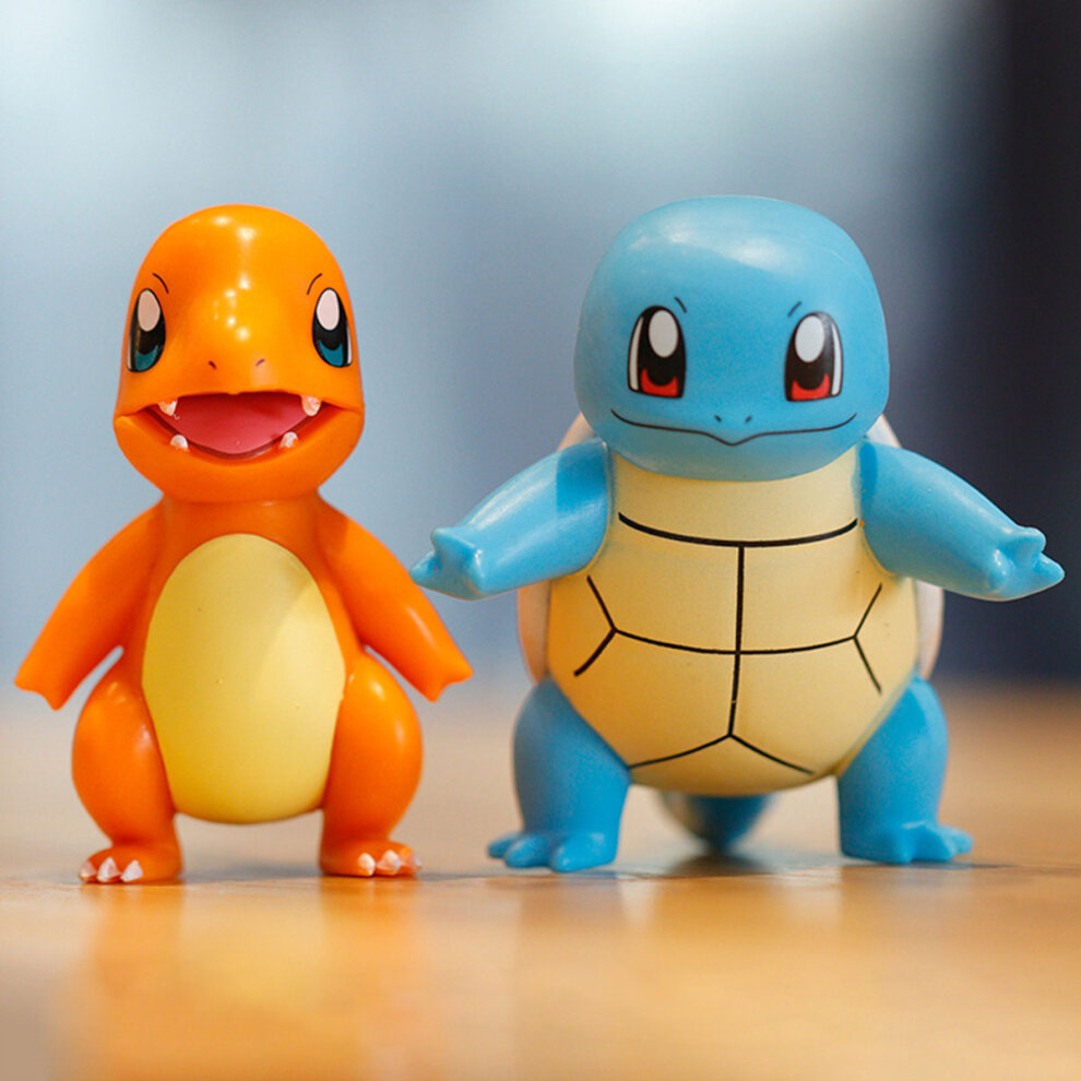 Pokemon Figures Mini Monster Pikachu Toy Cake Topper Kids Gift Model