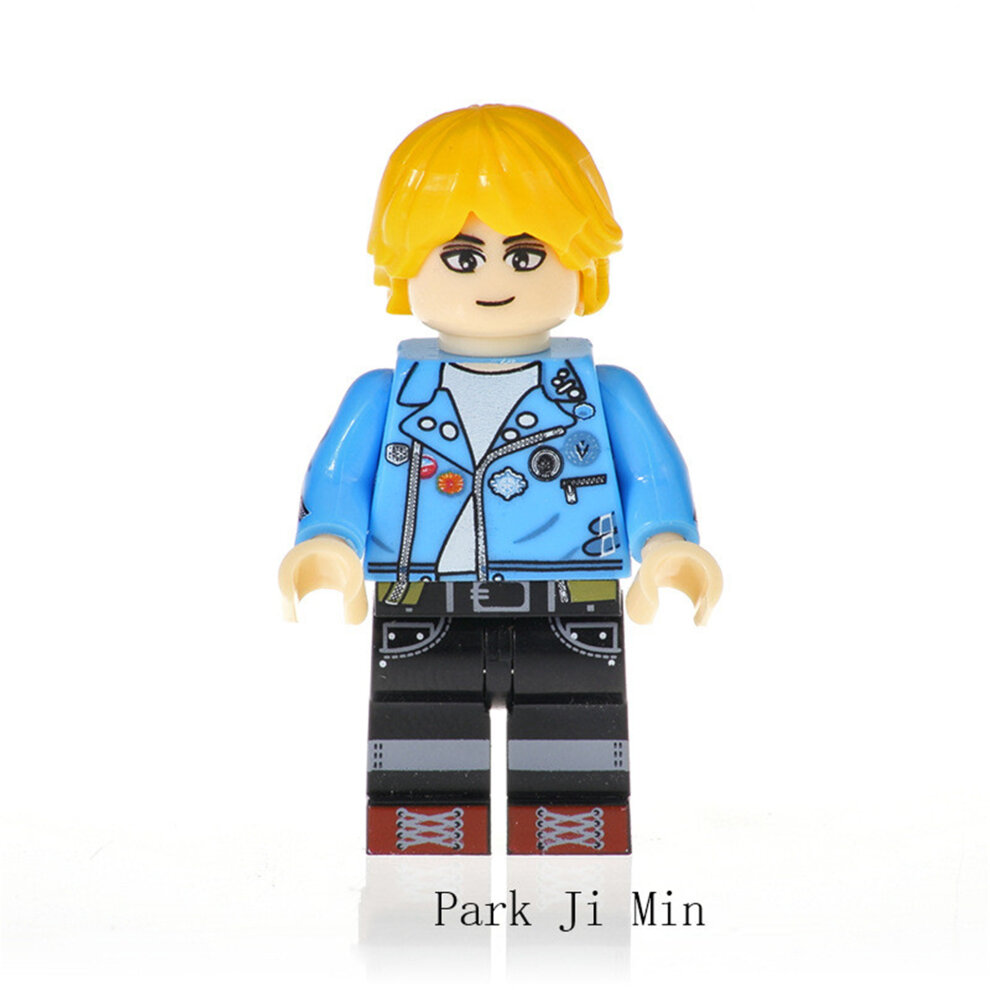 7Pcs Bangtan Boys BTS Building Block Minifigures Toys Best Action Figures Gift Fit Lego