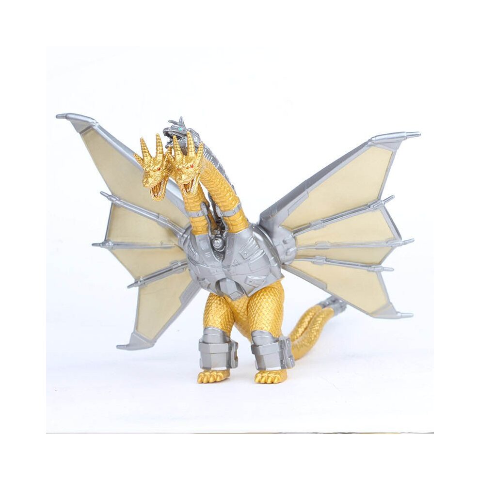 8' Godzilla Monster Mecha King Ghidorah Gidora 3 Head Dragon Figure Toy Gift