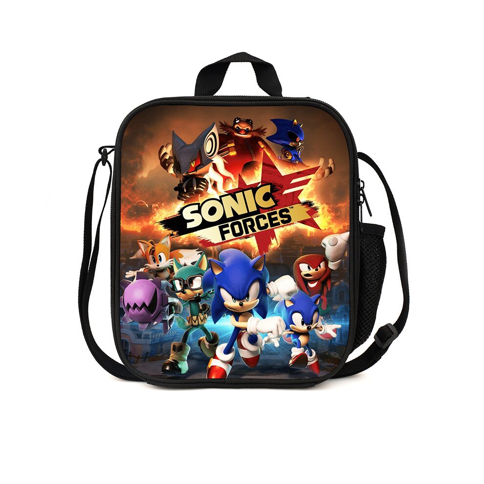 (Sonic I) Sonic Insulated Lunch Bag School Outdoor Lunch Box