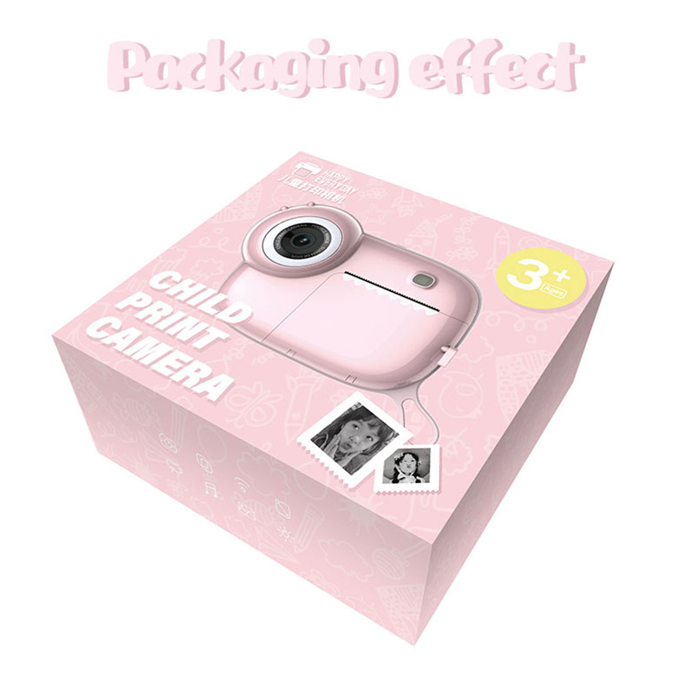 (Blue) Instant Print Camera for Kids Digital Camera Photo Video Camera Child Toy Camcorder Recorder for Girls 3 Inch Screen 1080P HD with 32GB TF Card