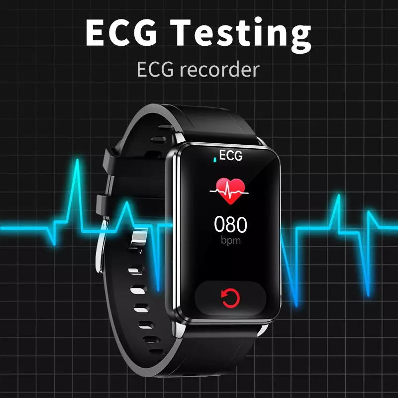 ECG Recorder Blood Glucose Smart Watch 1.57inch Monitor Fitness Smartwatch