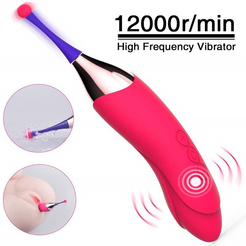 G-Spot Vibrator Clitoral Sex Toys Cordless Electric Massager Rechargeable Waterproof Mini Wand Finger AV Stimulator Women Lesbian