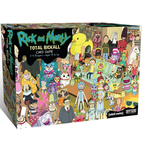 Rick and Morty Total Rickall Card Game Party Board Game