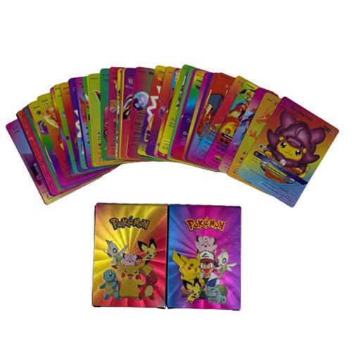 55Pcs Pokemons Card Shining GX VMAX V MAX Cards Game Battle Carte Trading Children Toy