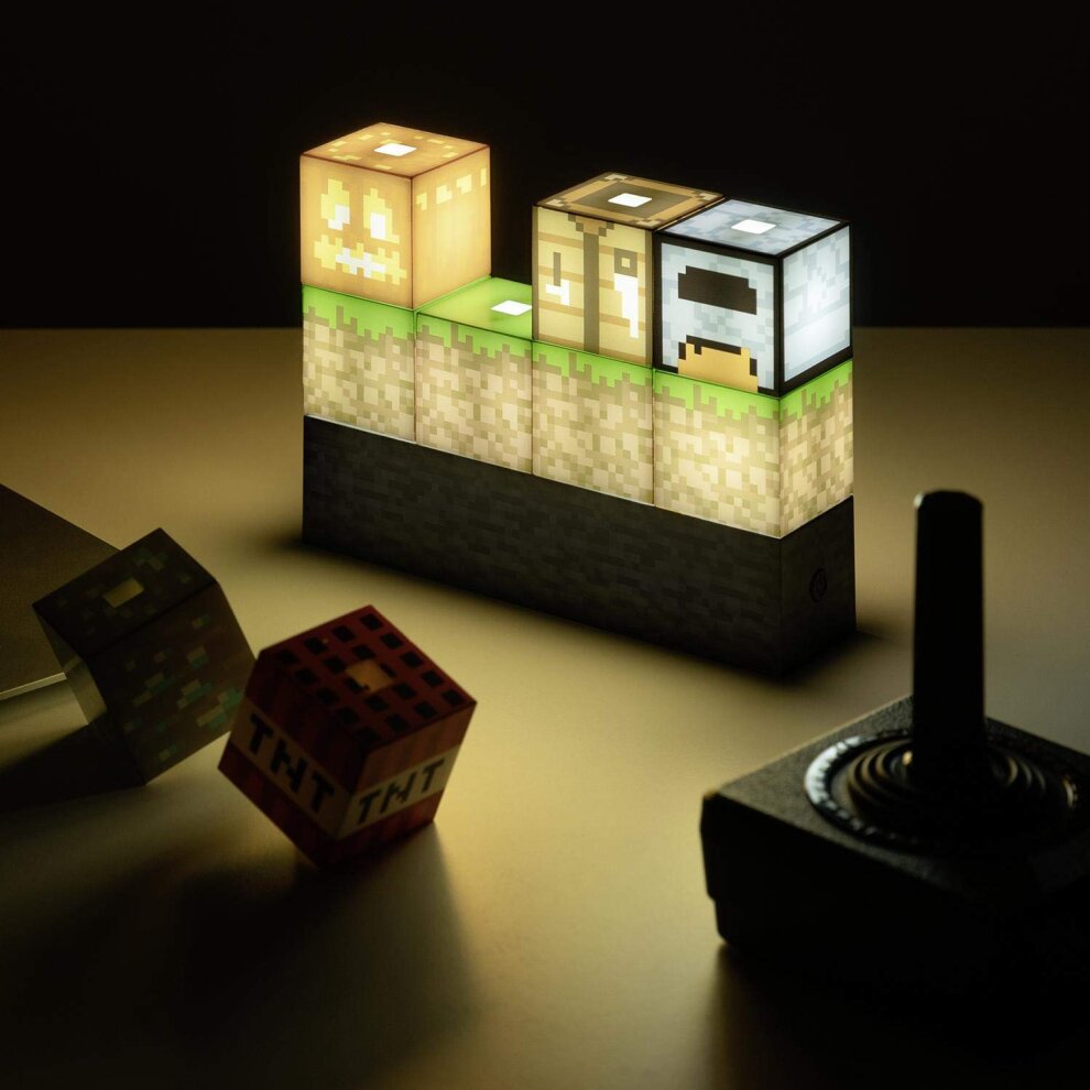 Minecraft Block Building Light Lamp Night Light Bedrock Base Minecraft Bedroom Accessories