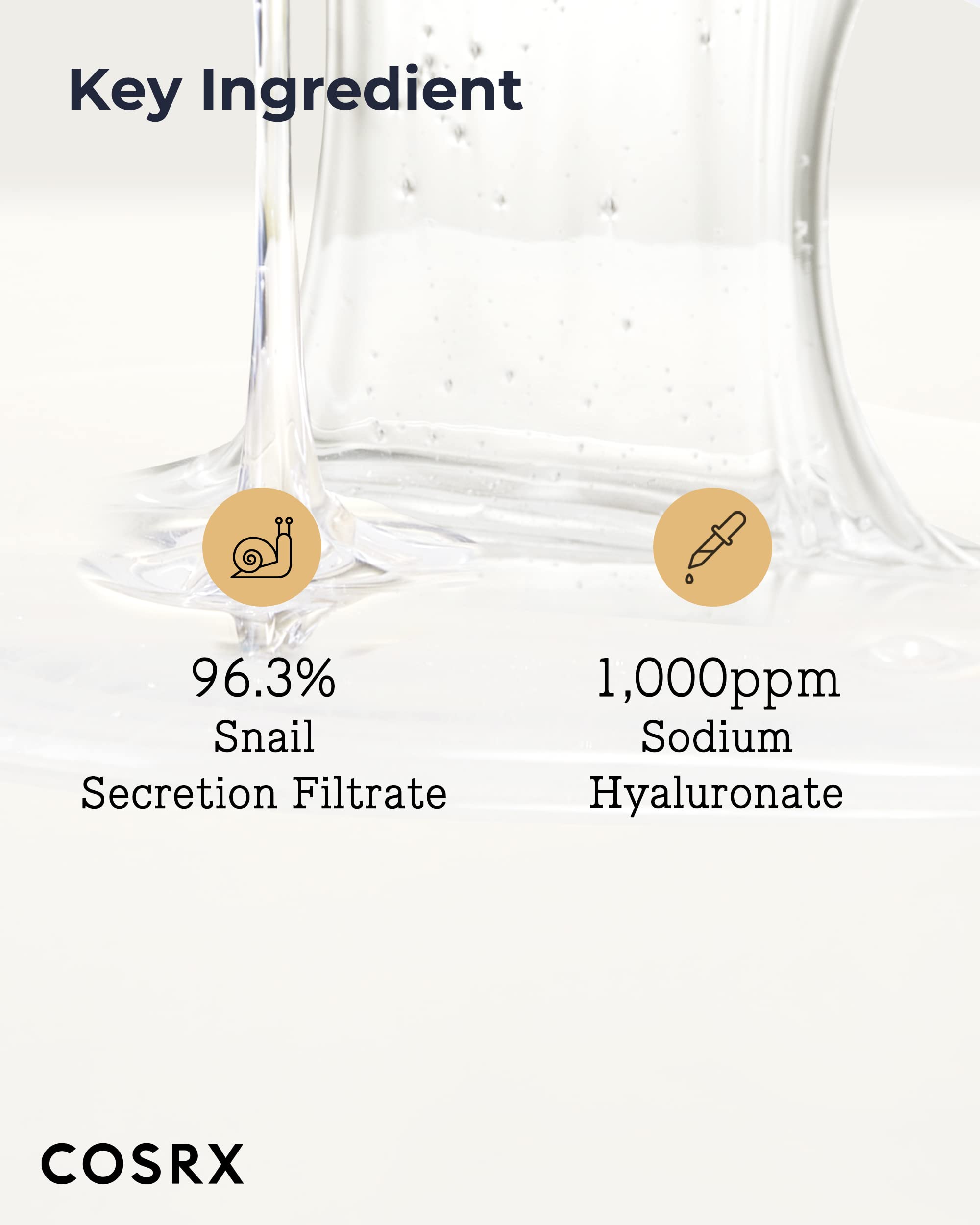 COSRX Advanced Snail 96 Mucin Power Essence 100ml Skin Repair Hydrating Serum Snail Secretion Filtrate 96 Percent Hyaluronic Acid Korean Skincare
