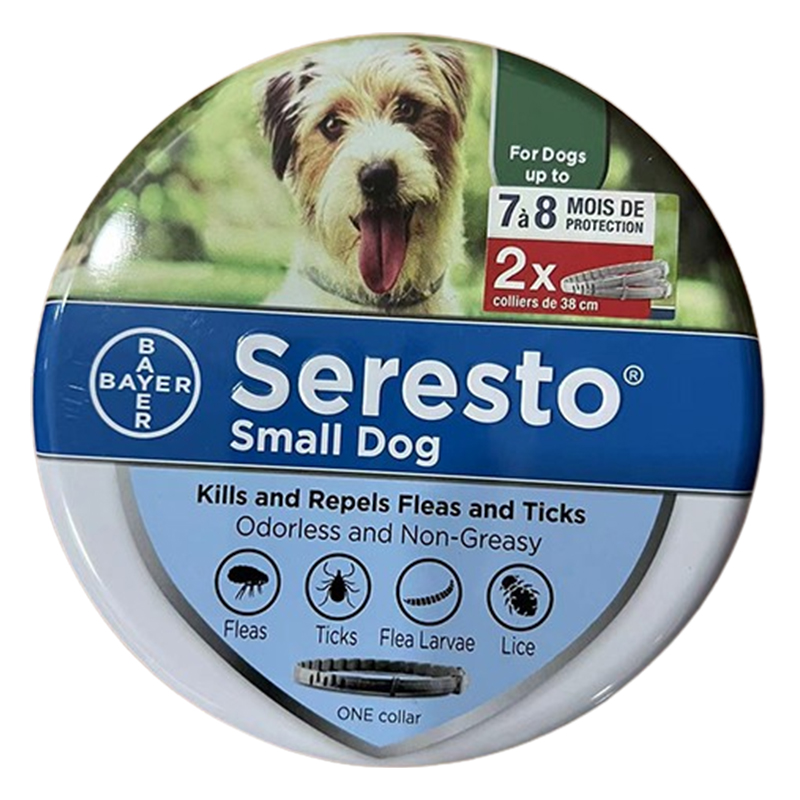 (For Large Dog 70cm) Seresto Flea and Tick Collar for Dogs Adjustable Cat Flea Treatment Collar Cat Collar Repellent Puppies 8 Months Effective Protection