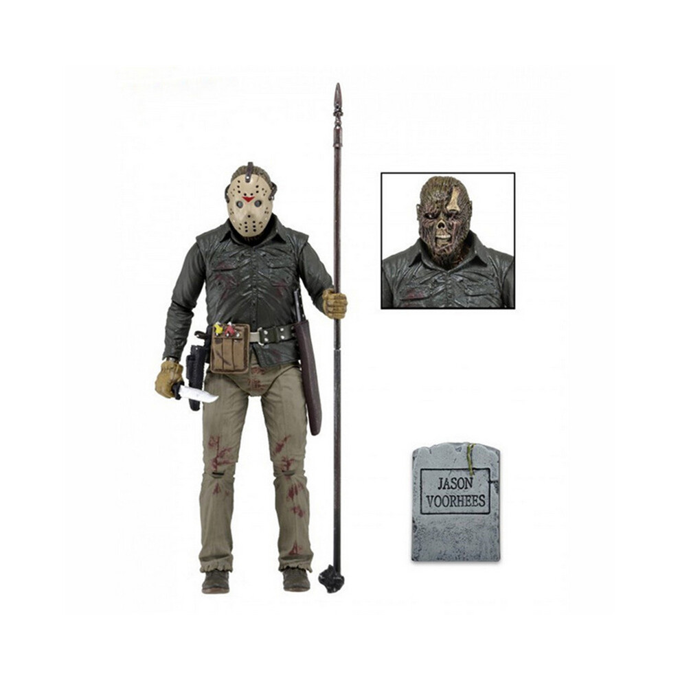 Neca Horror Friday The 13th Part VI Jason Lives 7 Action Figure Model Toy Gift