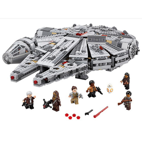 Childrens building blocks early education toy Star Wars Millennium Falcon