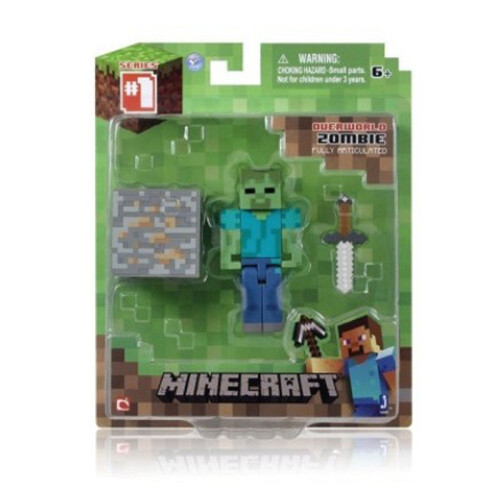 Minecraft Action Figure Set Kit Model My World Game Characters Action Figures Hero Boy Girl Toys