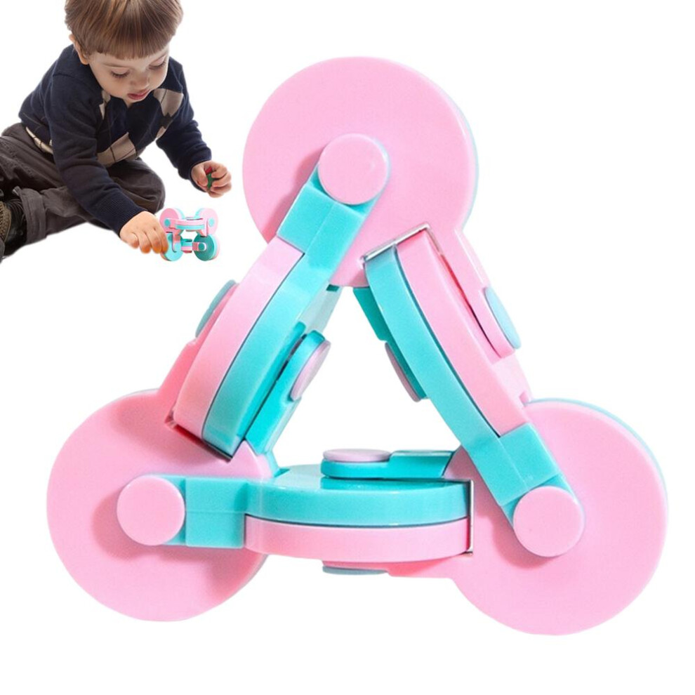 (Yellow) Spin Sensory Toys Hand Fidget Toys Stress Relief Sensory Toys Fidget Concentration Toy Stress Relief Fidget Toy For Travel Adult