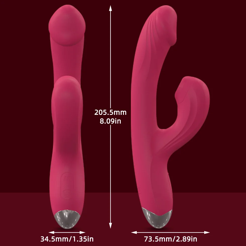 Heating Dildo Vibrator for Women Rabbit Vibrator Dildo Sucking Clitoral G Spot Stimulation Massager Adult Sex Toys for Women Vaginal Couple Toys