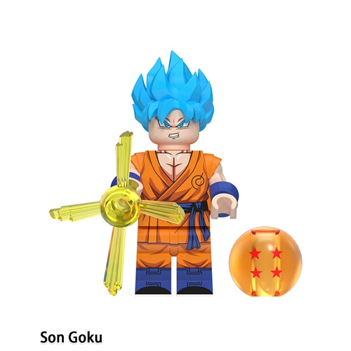 Dragon Ball Mini Action Figure Doll Building Blocks Anime Characters Goku Super Saiya Birusu Model Toy Gifts