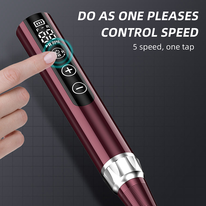 Wireless Nail Drill Pen USB Nail File Polishing Pen Rechargeable Nail Drill Machine Portable