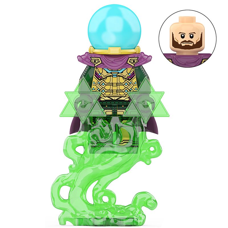 Spider Man Anime Mini Figure Green Goblin Mysterio Doctor Octopus Peripheral Plastic Assembling Building Blocks New Year Gifts Toys