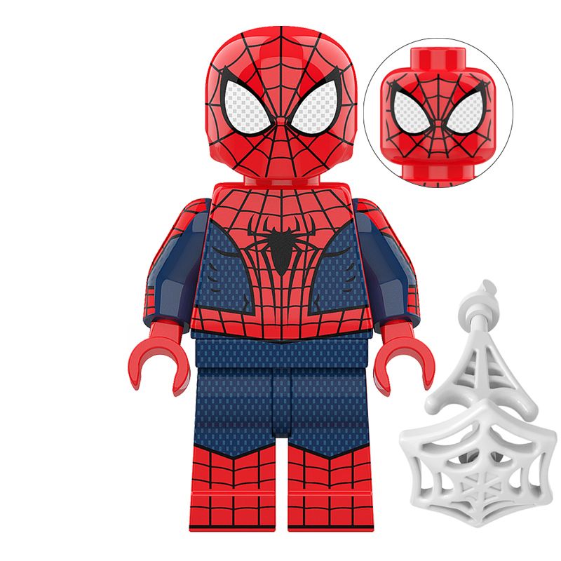 Spider Man Anime Mini Figure Green Goblin Mysterio Doctor Octopus Peripheral Plastic Assembling Building Blocks New Year Gifts Toys