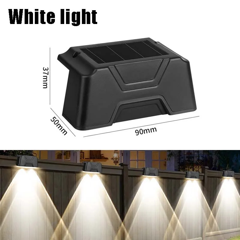 LED Solar Lights Outdoor IP65 Waterproof Decorative Lamp Wall Stairs Atmosphere Light for Fence Garden Decor