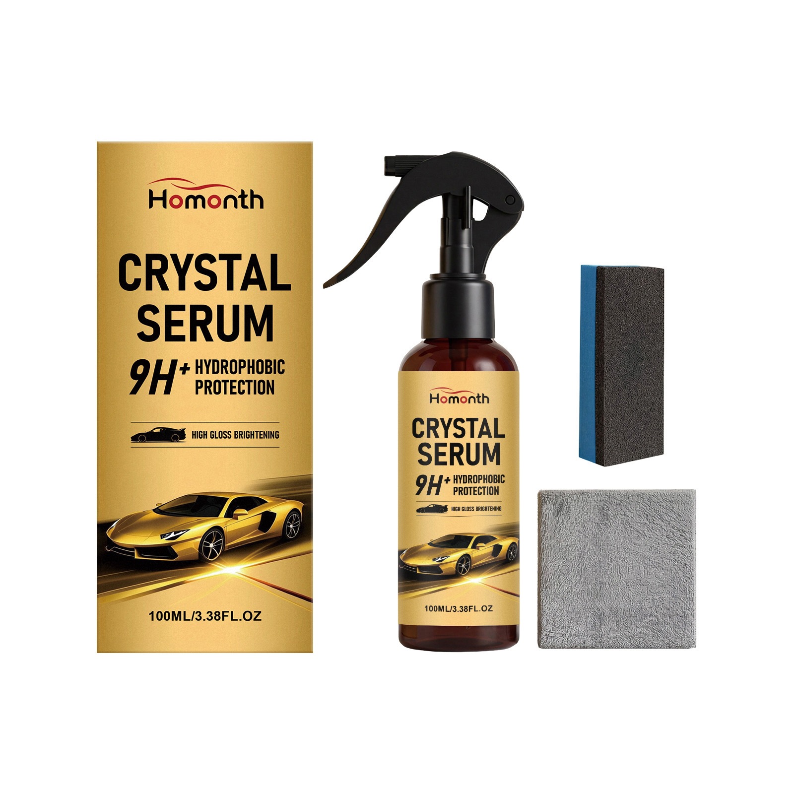 Car Ceramic Care Spray For Paint Cleaning Restoration And Gloss Enhancement All Paint Types