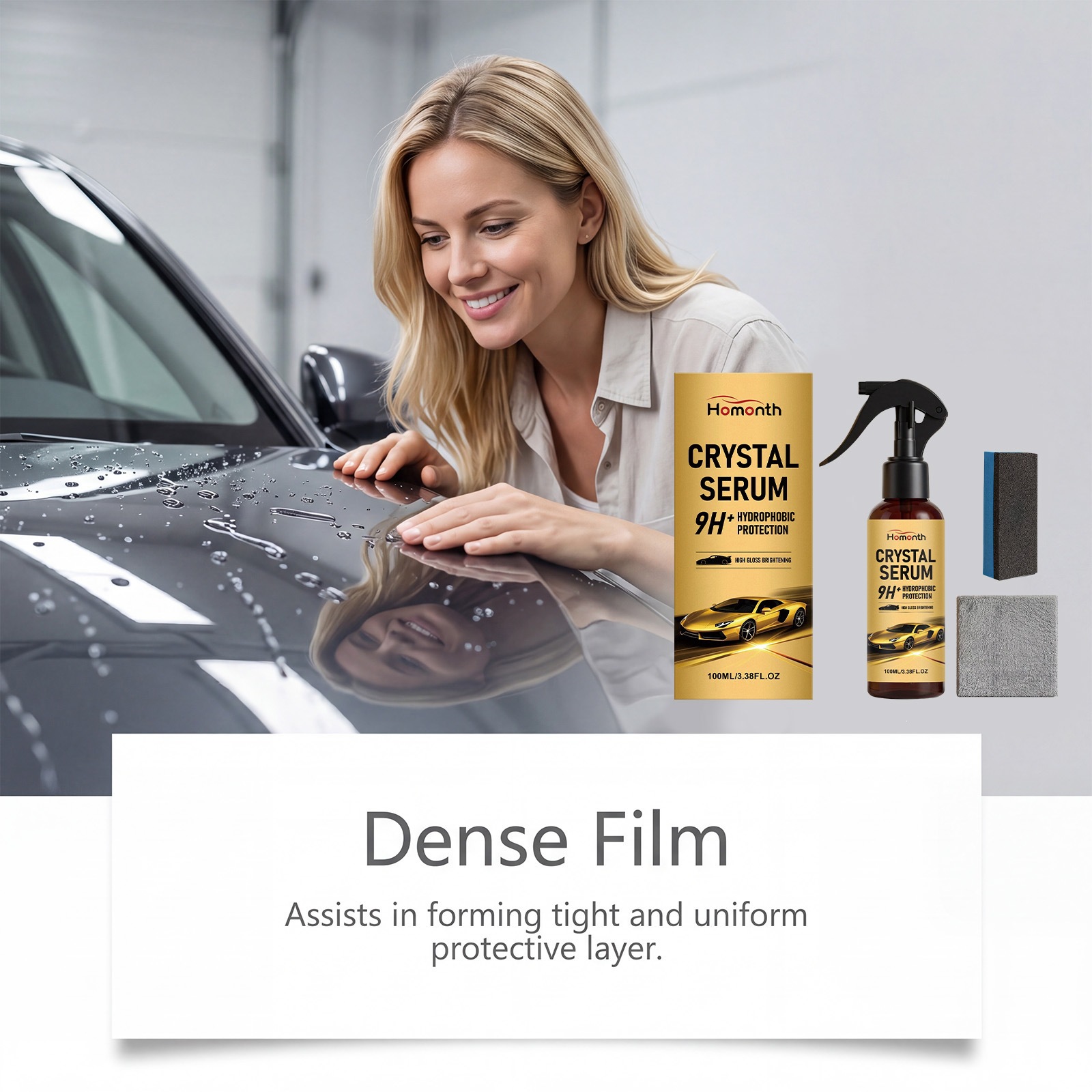 Car Ceramic Care Spray For Paint Cleaning Restoration And Gloss Enhancement All Paint Types