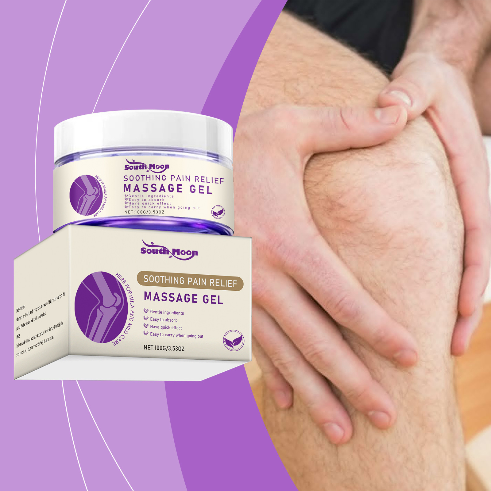 Body Care Gel For Soothing Knees Elbows Shoulders Daily Joint Comfort And External Massage