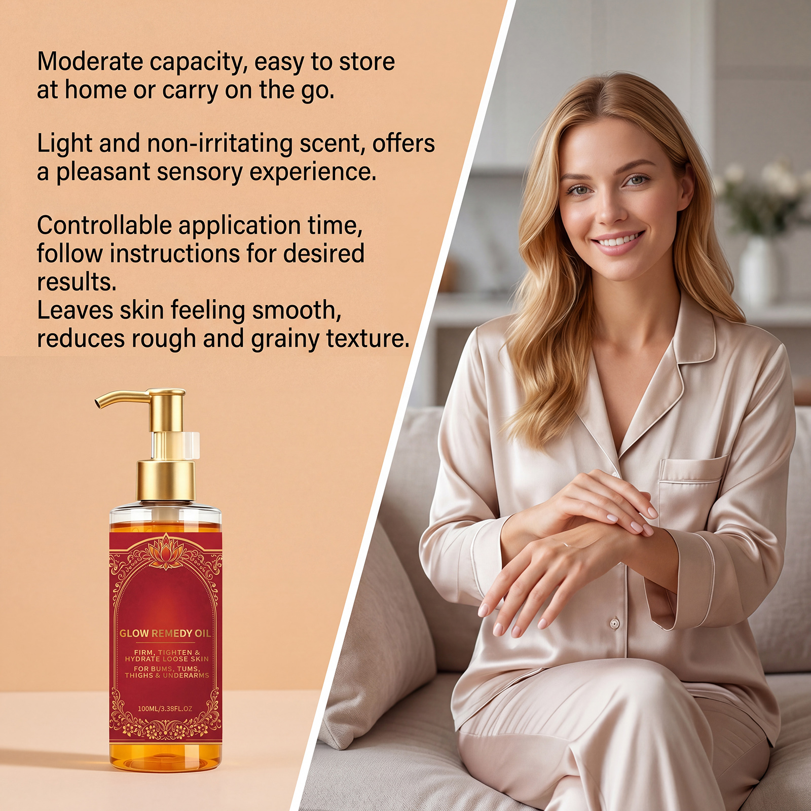 Body Care Essential Oil Moisturizing Nourishing Smooth Refreshing Daily Smear Care Body Skin Surface Gentle Soft Hydrating Mild Natural