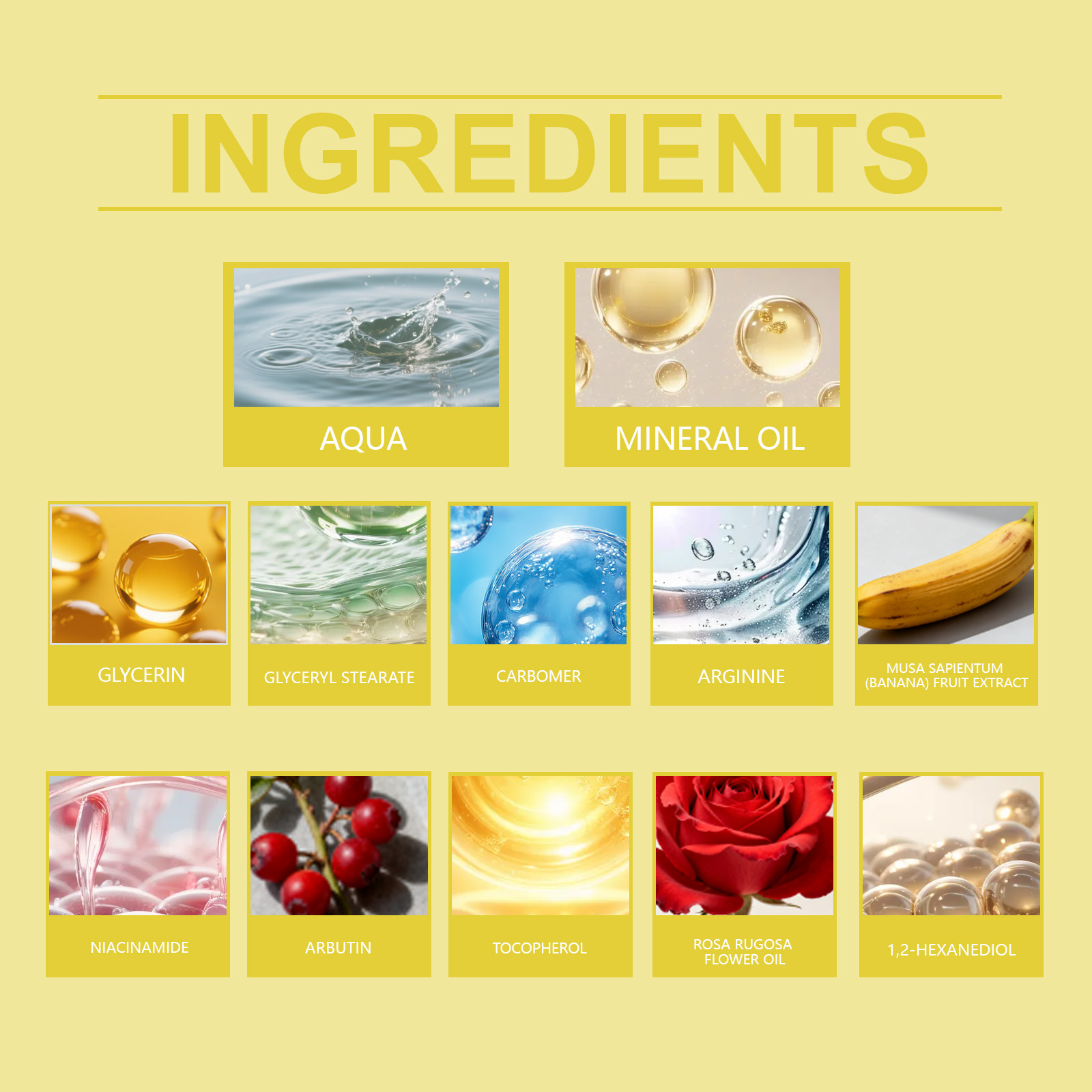Banana Nourishing Moisturizing Cream Mild Ingredients Hydrate Moisturize Soft Smooth Whole Body Skin Daily Care Lotion