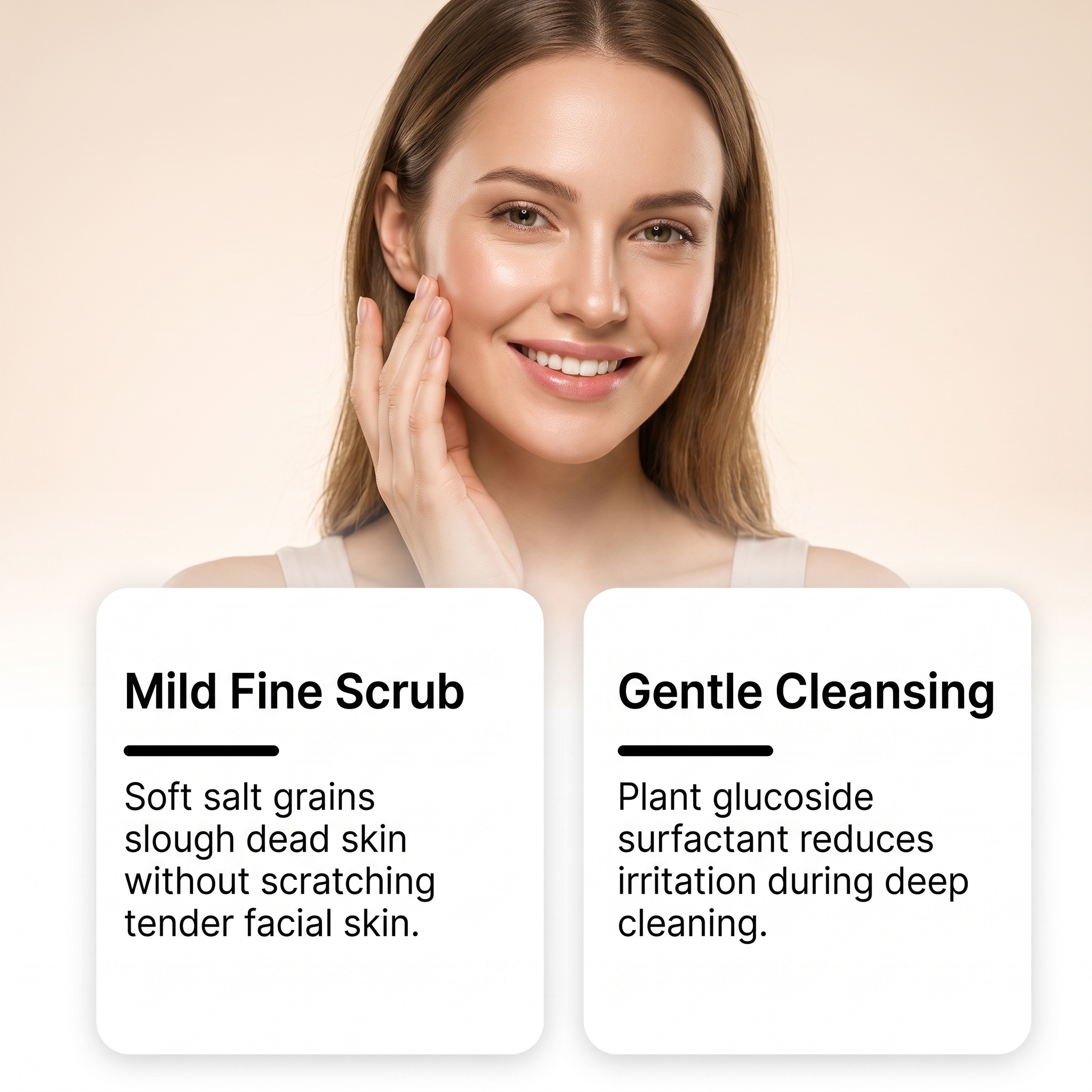 Facial Scrub Soft Moist Hydrate Care Refreshed Smooth Daily Clean Face Skin Cutin Pores