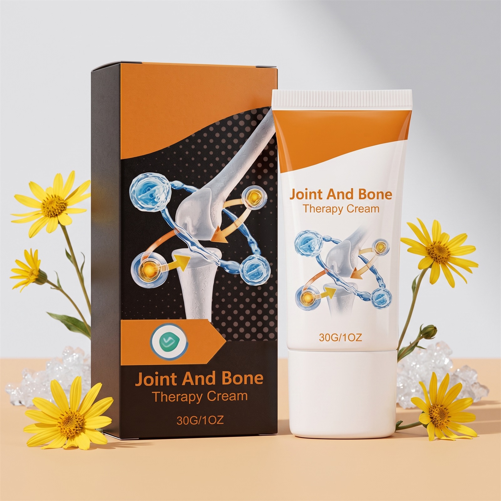 Joint Care Cream Mild Moisturizing For Body Joint Areas Post Workout Skin Surface Daily Care