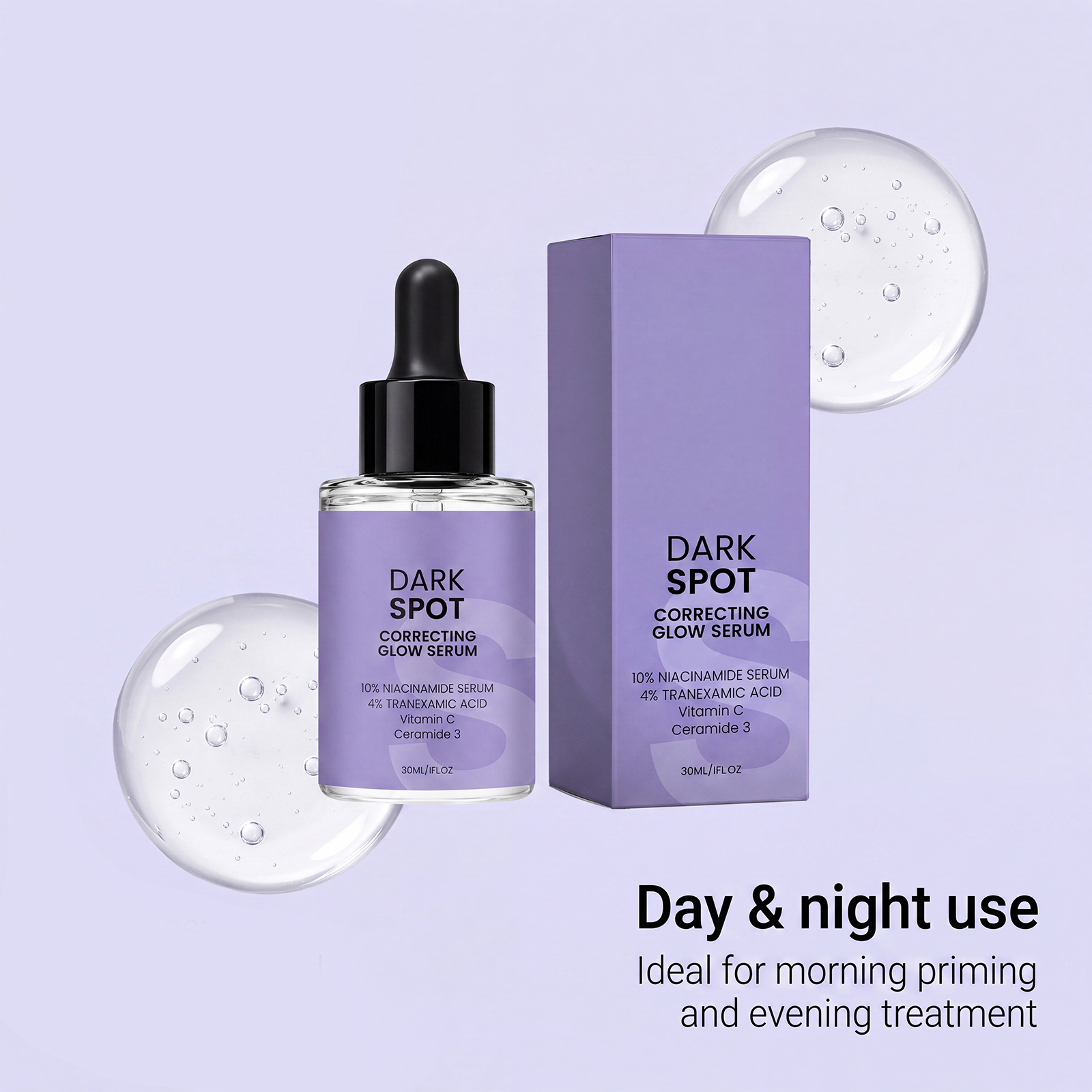 Brightening Facial Essence Liquid Moisturizing Hydrating Light Non Sticky Daily Long Lasting Skin Care