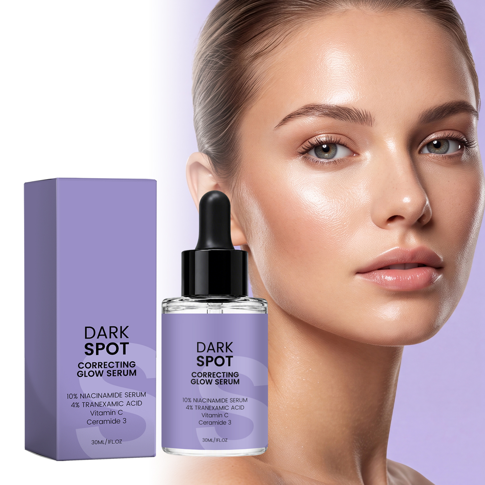 Brightening Facial Essence Liquid Moisturizing Hydrating Light Non Sticky Daily Long Lasting Skin Care