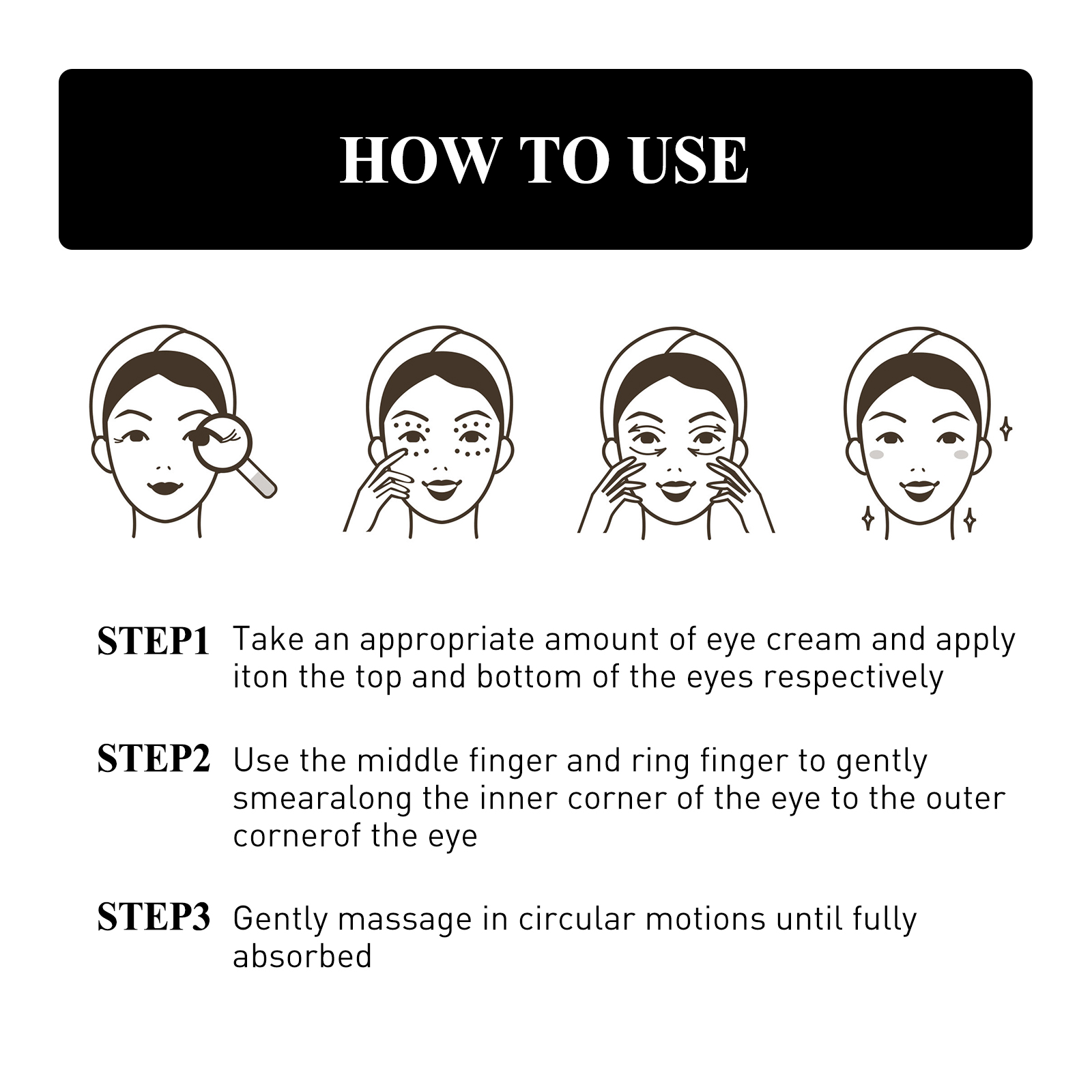 Eye Firming Cream Fades Fine Lines Moisturizes Nourishes Tightens Eye Skin Daily Massage Care