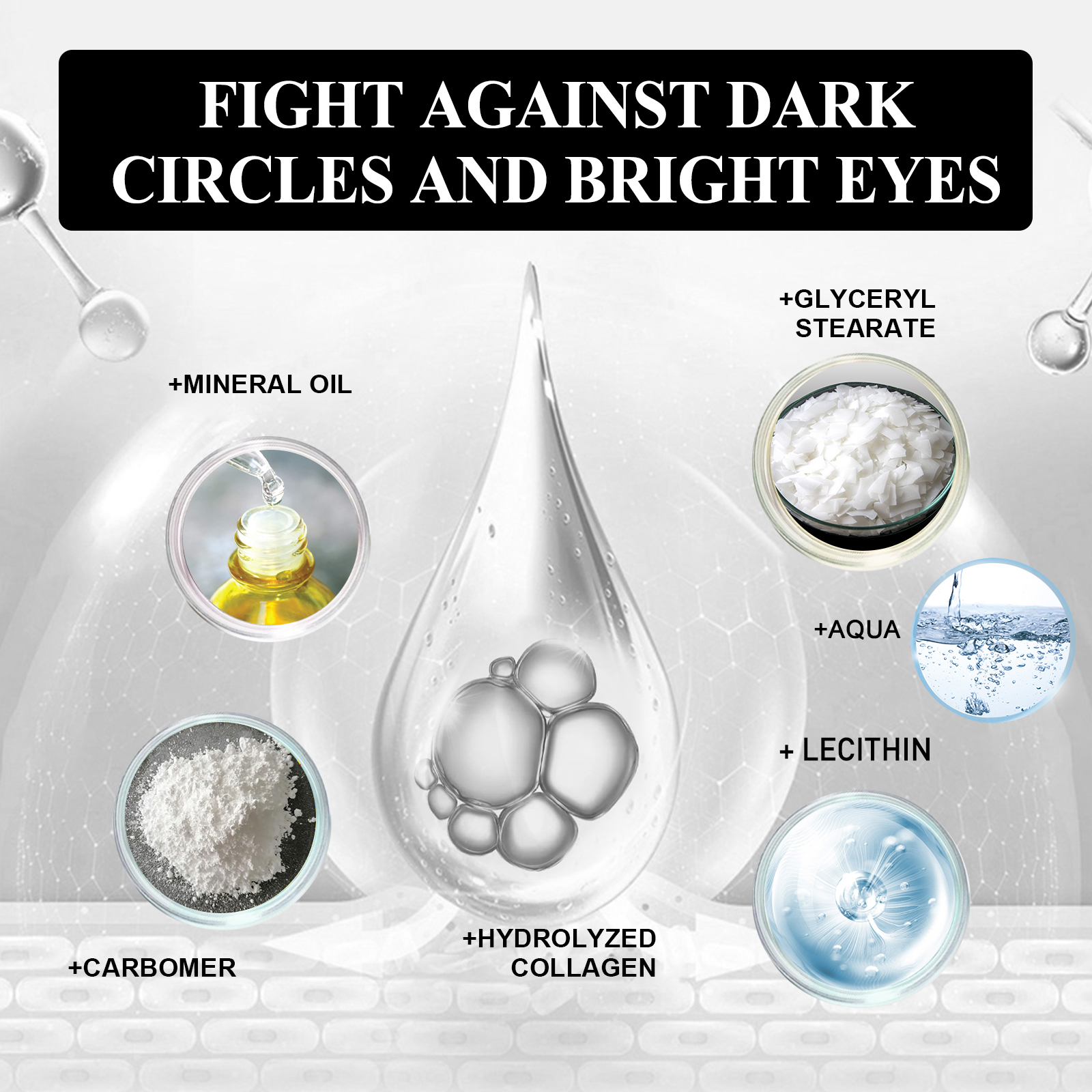 Eye Firming Cream Fades Fine Lines Moisturizes Nourishes Tightens Eye Skin Daily Massage Care
