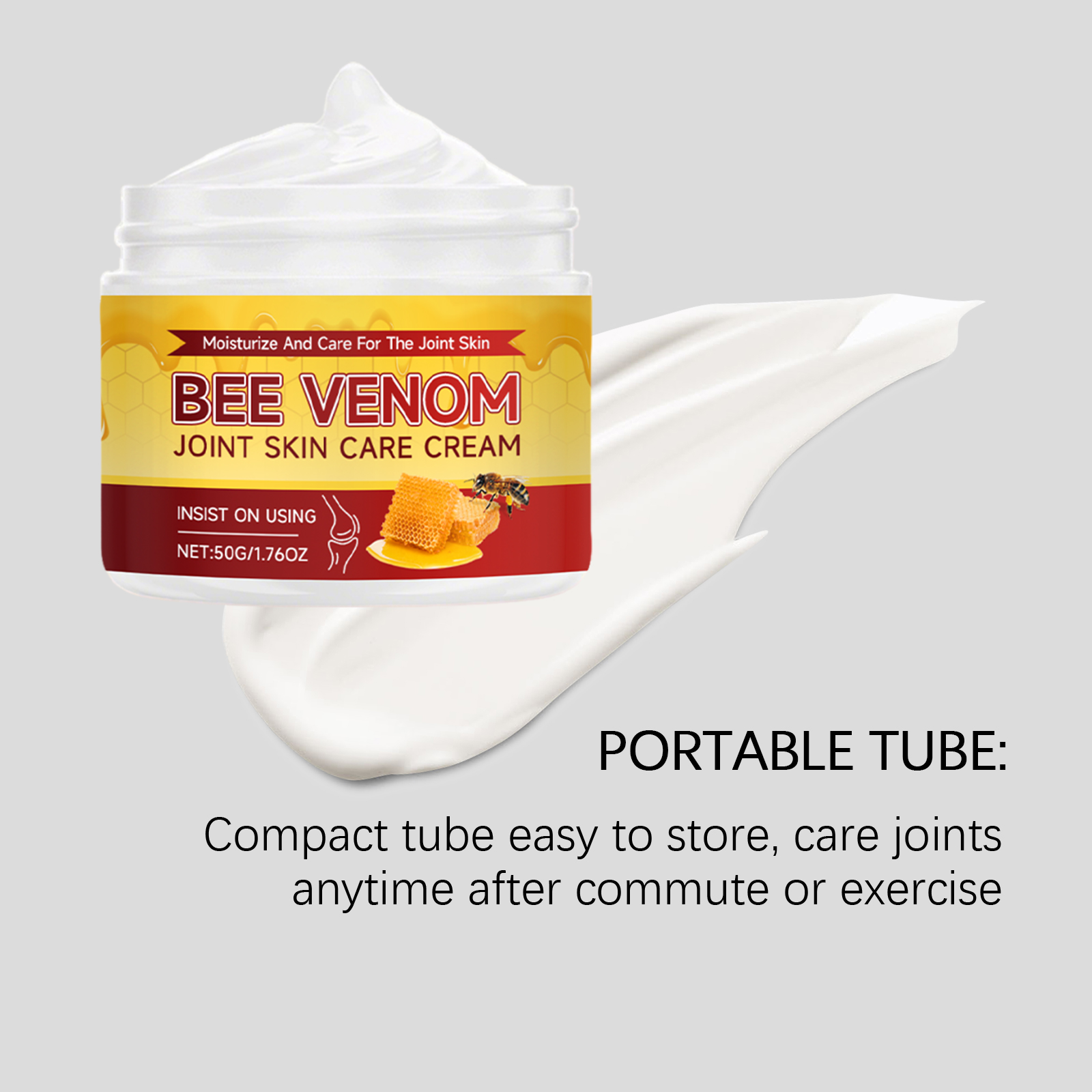 Bee Venom Joint Care Cream Mild Nourishing Refreshing Comfortable Daily Portable Body Joint Care