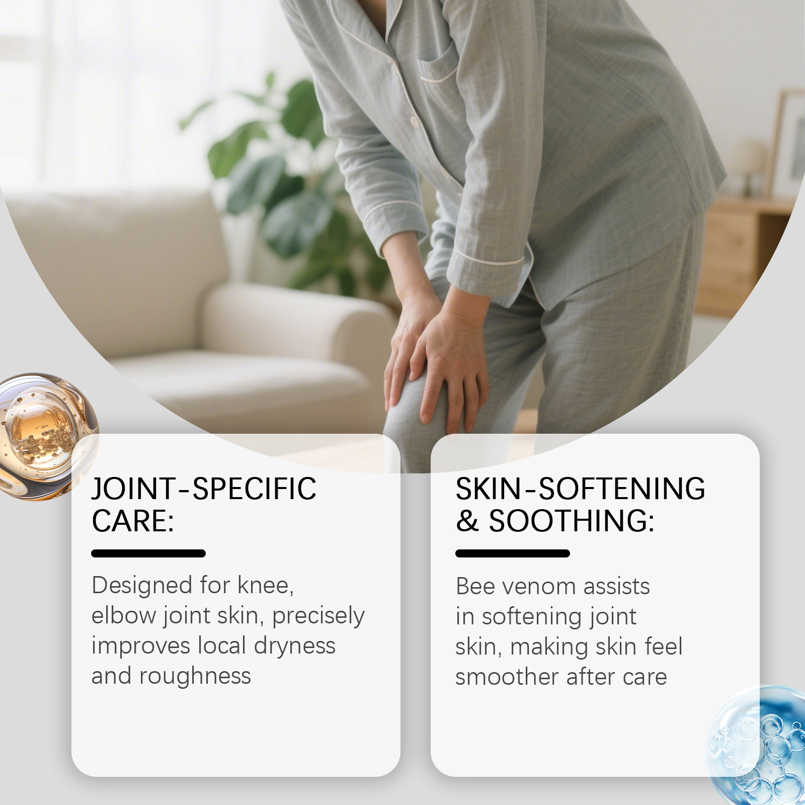 Bee Venom Joint Care Cream Mild Nourishing Refreshing Comfortable Daily Portable Body Joint Care