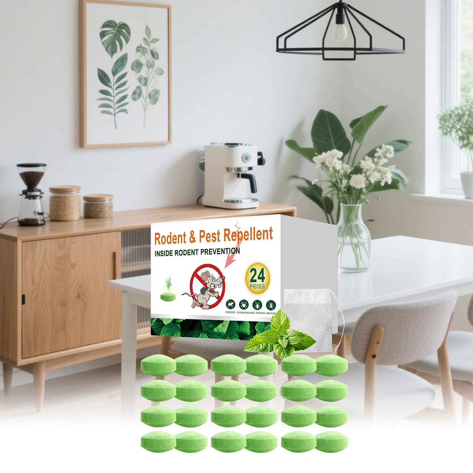 Mouse And Insect Repellent Solid Pellet For Indoor And Outdoor Daily Pest Deterrence
