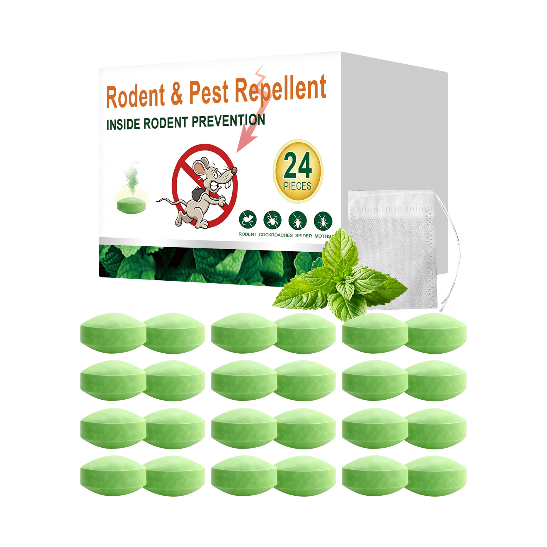 Mouse And Insect Repellent Solid Pellet For Indoor And Outdoor Daily Pest Deterrence