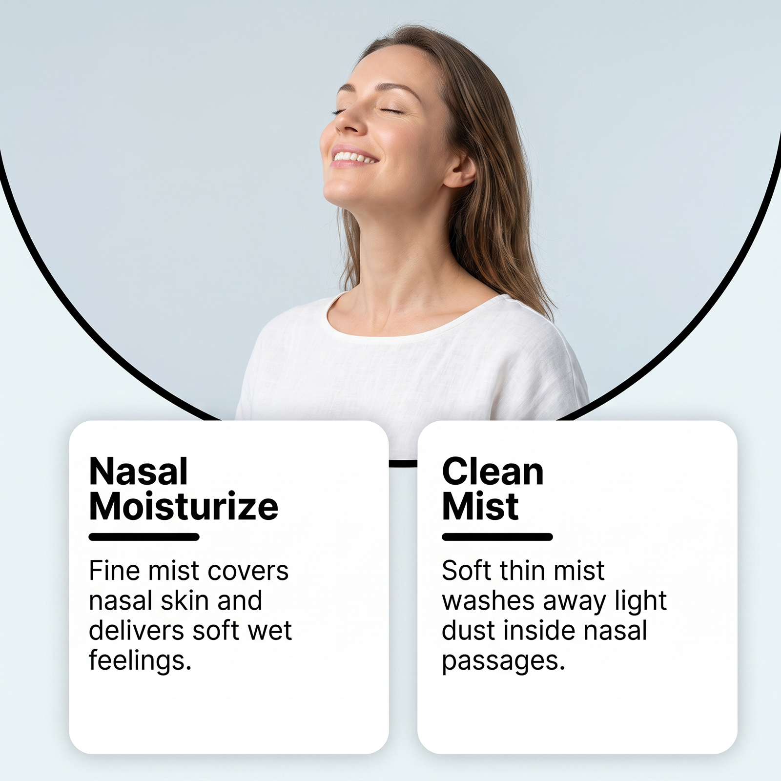Nasal Cleansing Spray Gentle Mild Comfort Fresh Care Nose Interior Daily Portable Protection