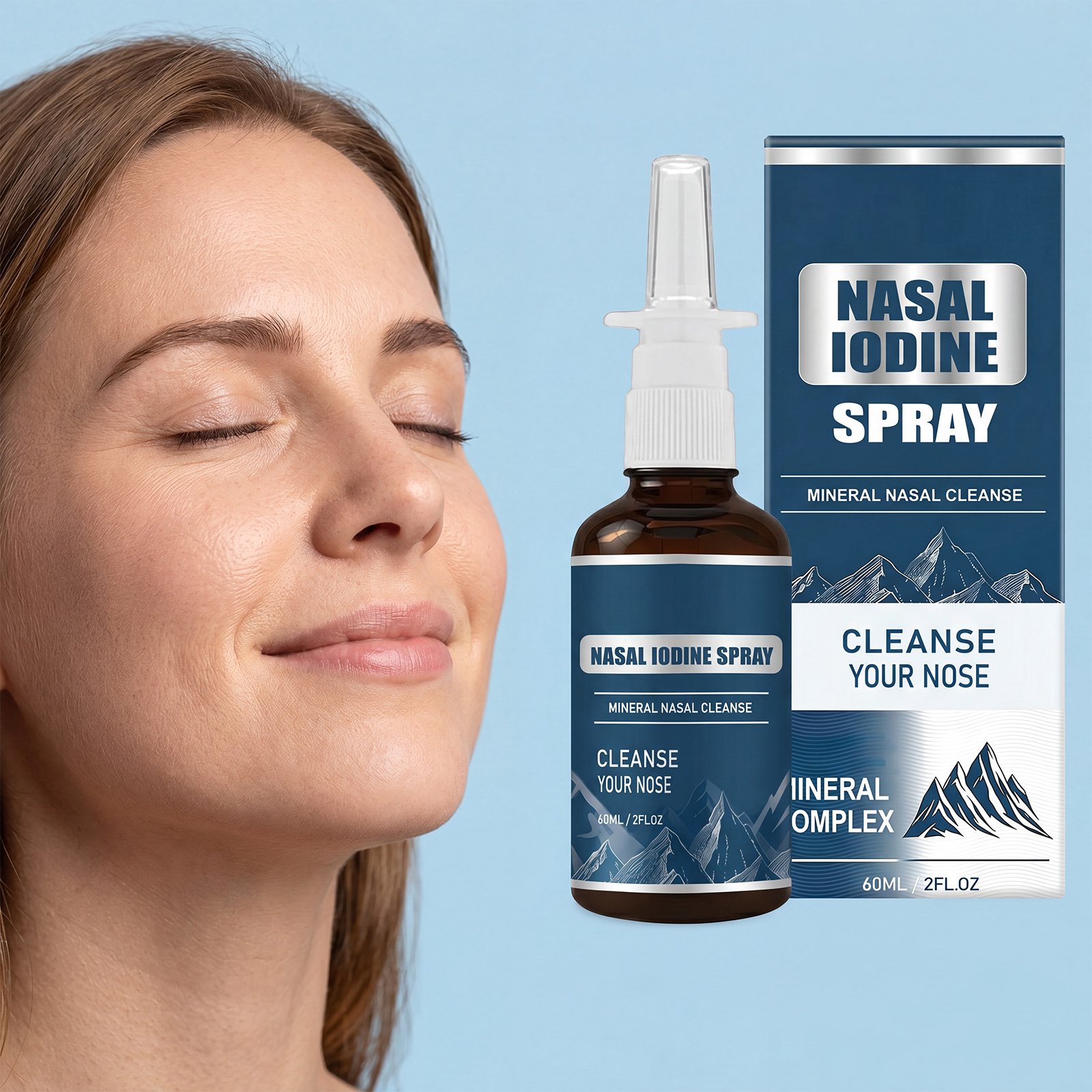 Nasal Gentle Cleansing Spray Household Portable Nasal Wash Daily Moisturizing Care Clean Nose Comfort Sprayer