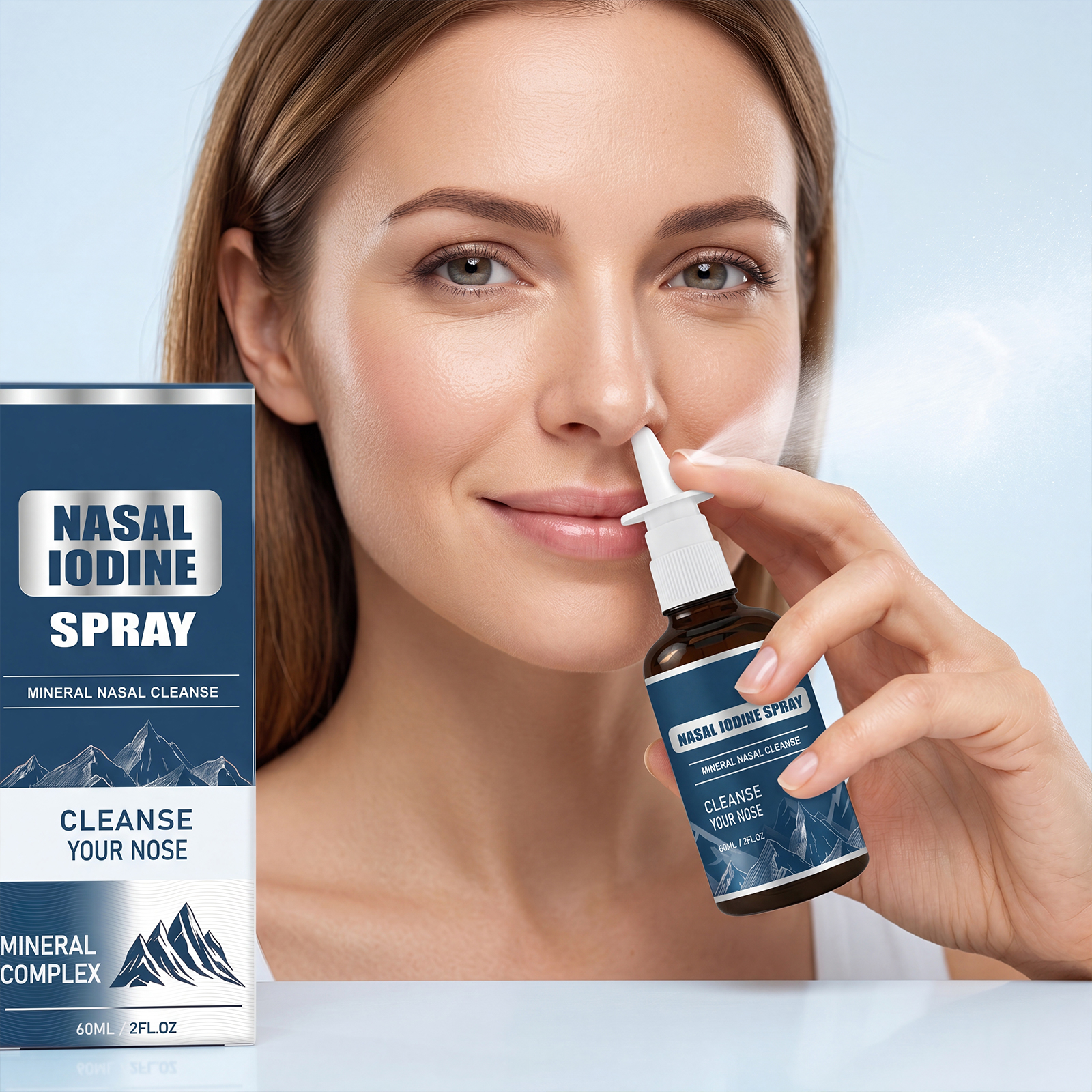 Nasal Gentle Cleansing Spray Household Portable Nasal Wash Daily Moisturizing Care Clean Nose Comfort Sprayer