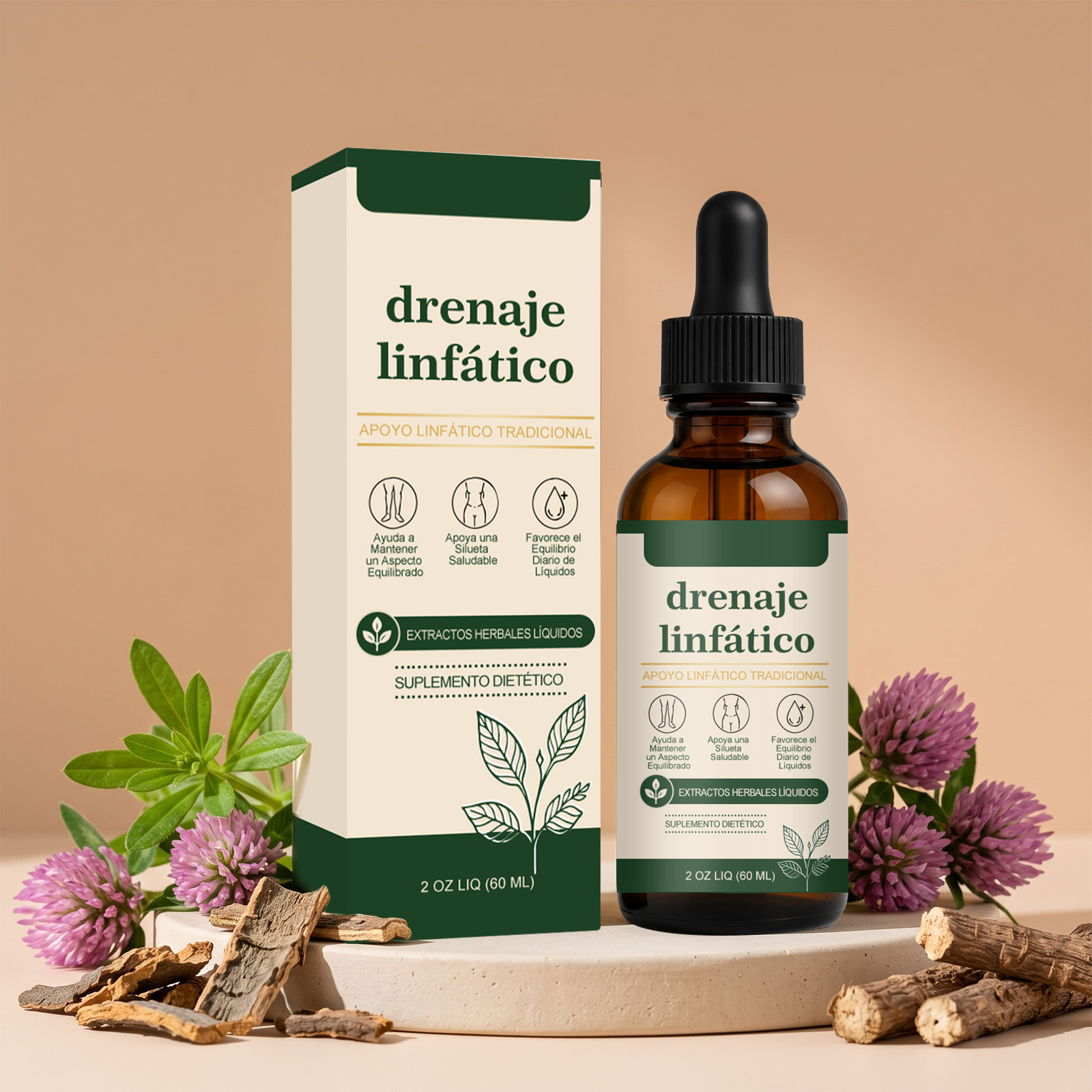 Body Nourishing Drops Mild Herbal Formula Protect Physical Circulation Daily Dietary Supplement Convenient Oral Drops