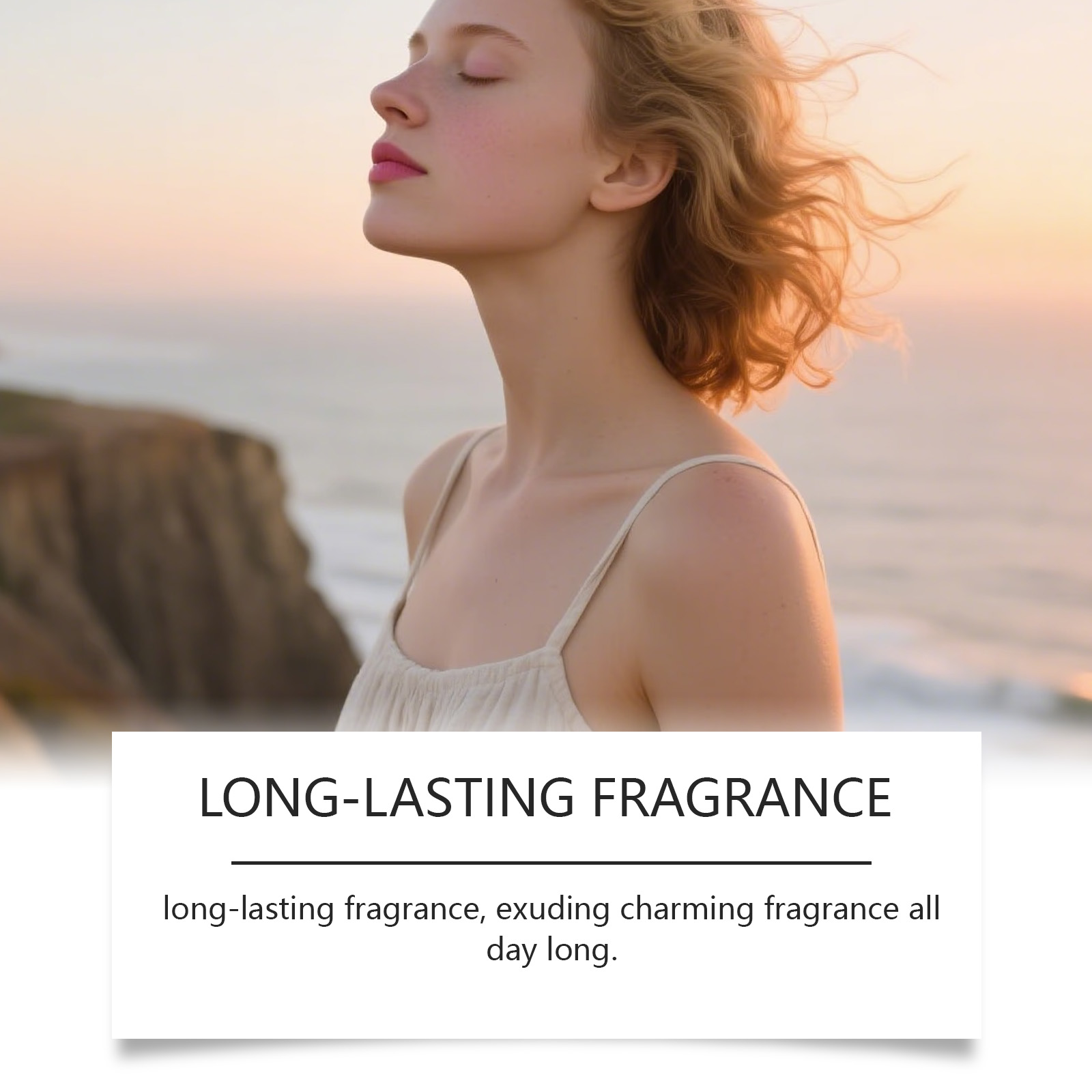 Charming Perfume Fresh Light Layered Textured Soft Mild Long Lasting Fragrance Daily Party Occasions